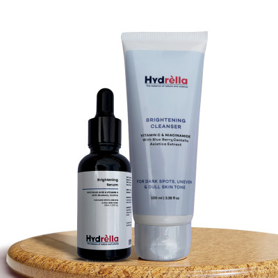 Hydrella Brightening Cleanser & Serum combo